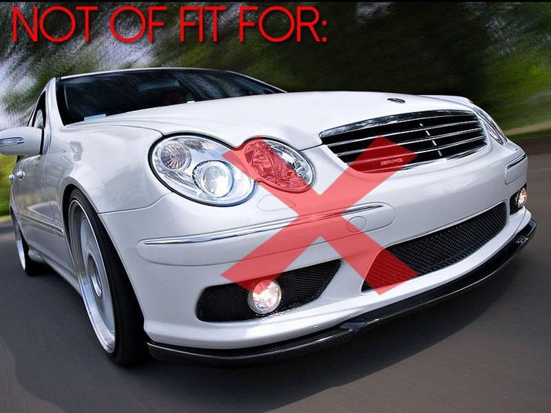 Unique Style Racing Unique Style Racing Lighting 2001-2004 Mercedes C Class W203 Non-AMG C32 Models Only Glass Lens Projector Fog Light