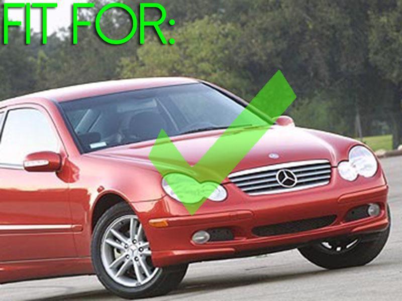 Unique Style Racing Unique Style Racing Lighting 2001-2004 Mercedes C Class W203 Non-AMG C32 Models Only Glass Lens Projector Fog Light
