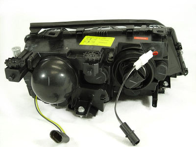 Unique Style Racing DEPO Lighting 2002-2003 BMW 3 Series E46 2D Coupe/Convertible & 2002-2006 E46 M3 DEPO Angel Eye Projector Headlight + Optional UHP LED Halo Rings For Halogen Model