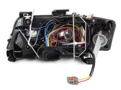 Unique Style Racing DEPO Lighting 2002-2004 Audi A6 C5 Non-V8 Models DEPO D2S Xenon or Halogen Model Angel Eye Halo Projector Headlight