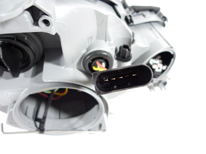 Unique Style Racing DEPO Lighting 2002-2005 Mercedes C Class W203 2D Sport Coupe Chrome OR Black AMG Style Projector Headlight Made by DEPO