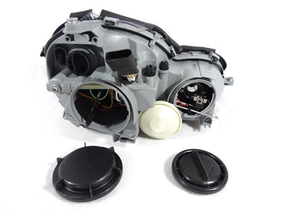 Unique Style Racing DEPO Lighting 2002-2005 Mercedes C Class W203 2D Sport Coupe Chrome OR Black AMG Style Projector Headlight Made by DEPO