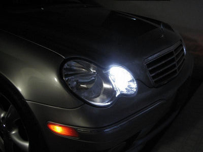Unique Style Racing DEPO Lighting 2002-2005 Mercedes C Class W203 2D Sport Coupe Chrome OR Black AMG Style Projector Headlight Made by DEPO