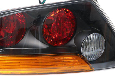 Unique Style Racing DEPO Lighting 2003-2006 Mitsubishi Lancer Evolution EVO 8/9 JDM Style Black OR Gunmetal Housing Tail Light - Made by DEPO