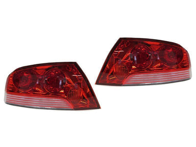 Unique Style Racing DEPO Lighting 2003-2006 Mitsubishi Lancer Evolution EVO 8/9 OEM JDM EVO 7 Style Red/Clear Tail Light Made by DEPO