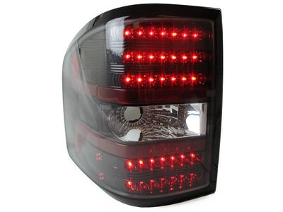 Unique Style Racing DEPO Lighting 2004-2009 Ford F150 / F-150 Pickup Flareside Black Housing Clear Lens Red LED Tail Lights - Made by DEPO