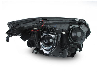 Unique Style Racing DEPO Lighting 2004-2010 BMW 5 Series E60/E61 DEPO Projector V3 F30 Style Square Bottom Angel Eye White LED Halo U Ring Projector Headlight For Factory Halogen Model