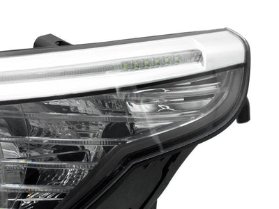 Unique Style Racing DEPO Lighting 2004-2010 BMW 5 Series E60/E61 DEPO Projector V3 F30 Style Square Bottom Angel Eye White LED Halo U Ring Projector Headlight For Factory Halogen Model