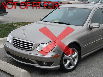 Unique Style Racing DEPO Lighting 2005-2006 Mercedes W203 AMG C55 DEPO Glass OEM Replacement Fog Light