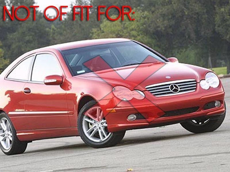 Unique Style Racing DEPO Lighting 2005-2006 Mercedes W203 AMG C55 DEPO Glass OEM Replacement Fog Light