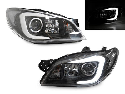 Unique Style Racing Unique Style Racing Lighting 2006-2007 Subaru Impreza / Impreza WRX "C" LED D2S Xenon HID Model Projector Headlight with Clear Corner Reflector (USR Special Edition)