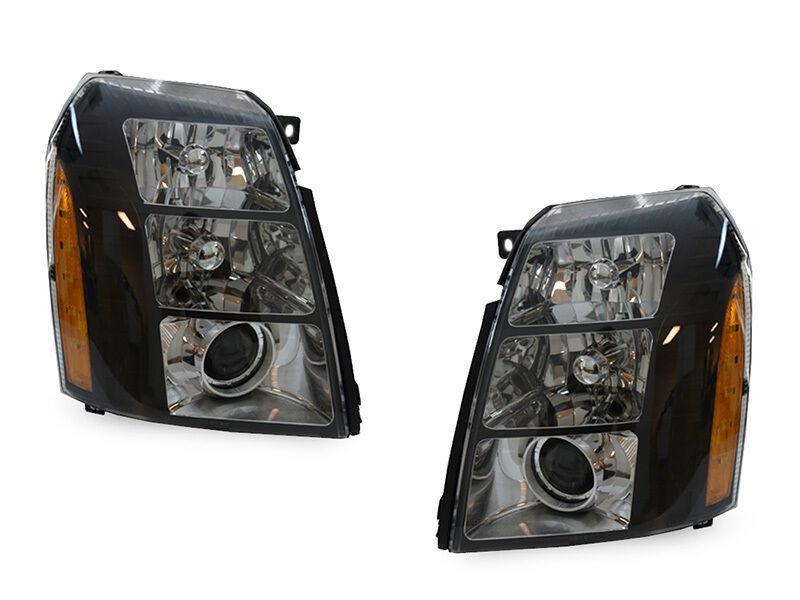 Unique Style Racing DEPO Lighting 2007-2014 Cadillac Escalade Black Projector HID Headlight for D1S Xenon Models - Made by DEPO