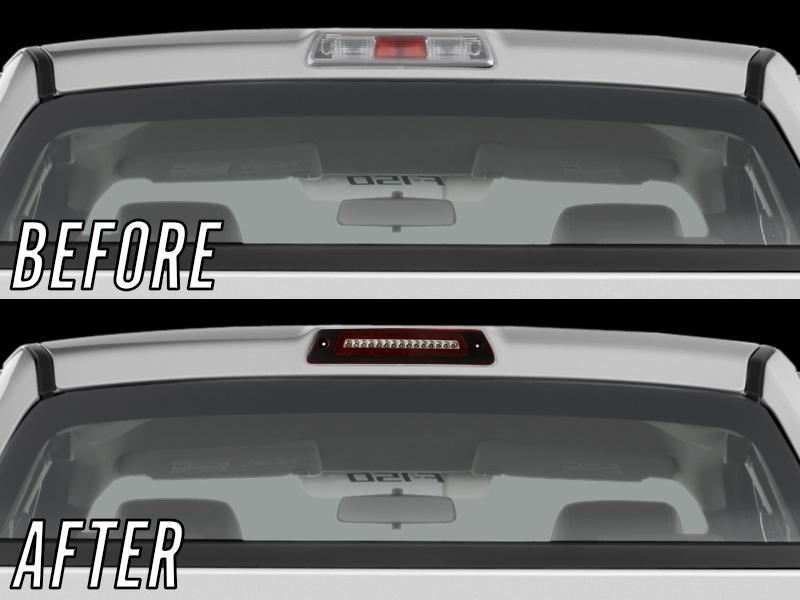 Unique Style Racing Unique Style Racing Lighting 2009-2014 Ford F150 / F-150 Pickup Truck 2 in 1 Red/Clear or Smoke 3rd Brake Light LED Bar with White LED Cargo Lamp - Made by USR