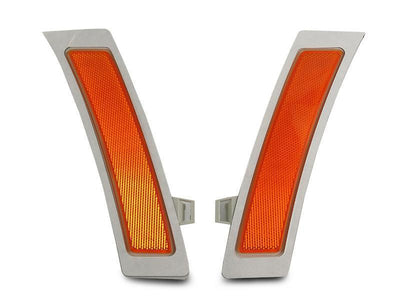 Unique Style Racing DEPO Lighting 2011-2013 BMW X5 E70 No Side Camera DEPO OEM Replacement Amber Front Bumper Reflector Light