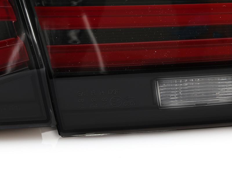 Unique Style Racing DEPO Lighting 2012-2015 BMW 3 Series F30 4D Sedan DEPO LCI 4 Pieces LED Light Bar Rear Tail Lights - OEM Red or Blackline