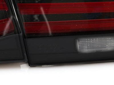 Unique Style Racing DEPO Lighting 2012-2015 BMW 3 Series F30 4D Sedan DEPO LCI 4 Pieces LED Light Bar Rear Tail Lights - OEM Red or Blackline