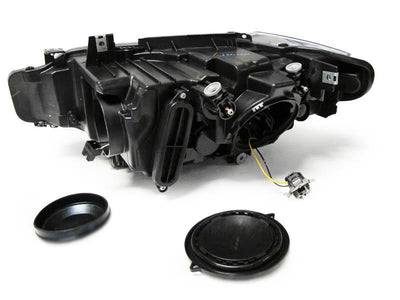 Unique Style Racing DEPO Lighting 2012-2015 BMW F30 / F31 3 Series 4 Door Sedan / 5 Door Wagon DEPO Black LED Angel Eyes Halo Rings Projector Headlight