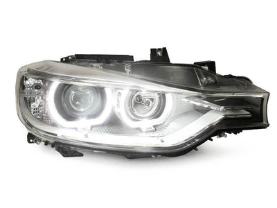 Unique Style Racing DEPO Lighting 2012-2015 BMW F30 / F31 3 Series 4 Door Sedan / 5 Door Wagon DEPO Black LED Angel Eyes Halo Rings Projector Headlight