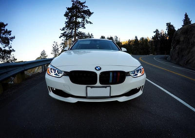 Unique Style Racing DEPO Lighting 2012-2015 BMW F30 / F31 3 Series 4 Door Sedan / 5 Door Wagon DEPO Black LED Angel Eyes Halo Rings Projector Headlight