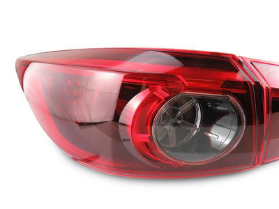 Unique Style Racing DEPO Lighting 2014-2018 Mazda 3 4D Sedan Touring Style Red/Clear Rear 4 Pieces LED Tail Lights Made by DEPO