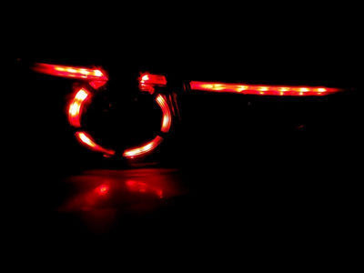Unique Style Racing DEPO Lighting 2014-2018 Mazda 3 4D Sedan Touring Style Red/Clear Rear 4 Pieces LED Tail Lights Made by DEPO