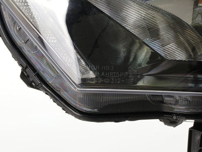 Unique Style Racing DEPO Lighting 2014-2020 Toyota 4Runner White LED DRL Eyelid Light Bar Black Housing 2021 TRD Pro Style Built-In LED Low Beam Projector Headlight Made by DEPO