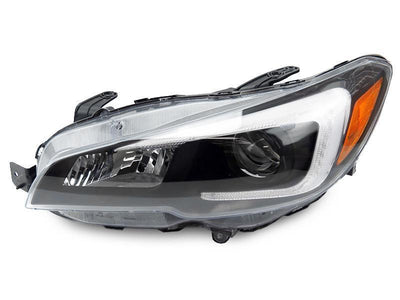 Unique Style Racing DEPO Lighting 2015-2020 Subaru WRX / WRX STi Style Black Housing Projector Headlight For Stock Halogen Models Made by DEPO