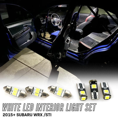 Unique Style Racing Unique Style Racing Lighting 2015-2021 Subaru WRX LED Interior Light Set - Front Map Lights, Center Dome Light, Trunk Light , License Lights - Made by USR