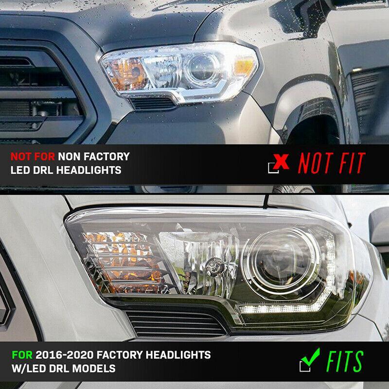 Unique Style Racing DEPO Lighting 2016-2020 Toyota Tacoma Plug and Play Adapter to use 2020+ Full LED OEM Headlights