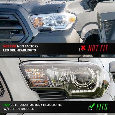 Unique Style Racing DEPO Lighting 2016-2020 Toyota Tacoma Plug and Play Adapter to use 2020+ Full LED OEM Headlights