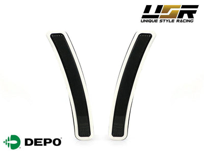 Unique Style Racing DEPO Lighting 2019-2021 BMW G20 3 Series Euro Clear or Smoke Lens Front Bumper Reflector Light - Made by DEPO