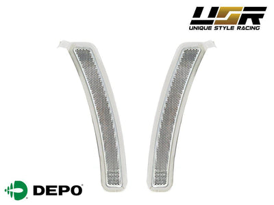 Unique Style Racing DEPO Lighting 2019-2021 BMW G20 3 Series Euro Clear or Smoke Lens Front Bumper Reflector Light - Made by DEPO