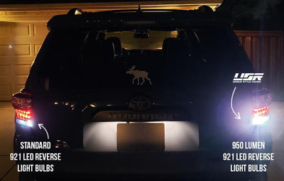 Unique Style Racing Unique Style Racing Lighting Brightest 950 Lumen T15 Base 921 Size Canbus Error Free White LED x2 Reverse Backup Light Bulbs