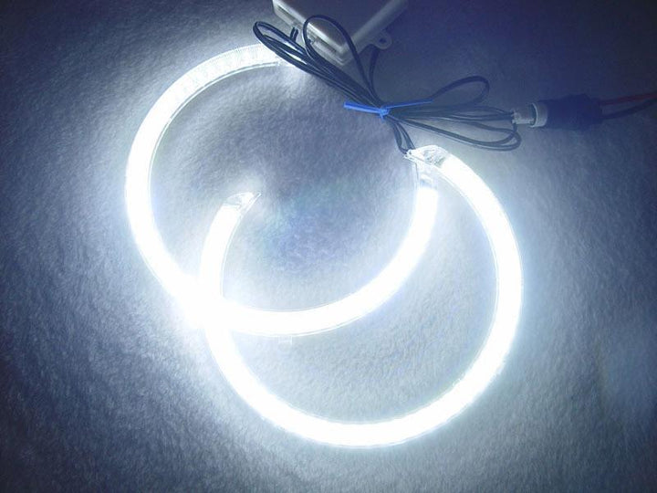 Unique Style Racing Limited Lifetime Warranty UHP (Ultra High Power) LED Angel Eye Halo Rings For DEPO or OEM BMW E46 Headlight