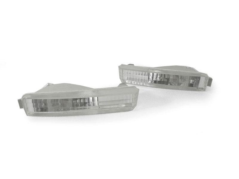 1990-1991 Honda Accord DX / LX / EX Clear or Amber Front Bumper Signal Lights - Made By DEPO