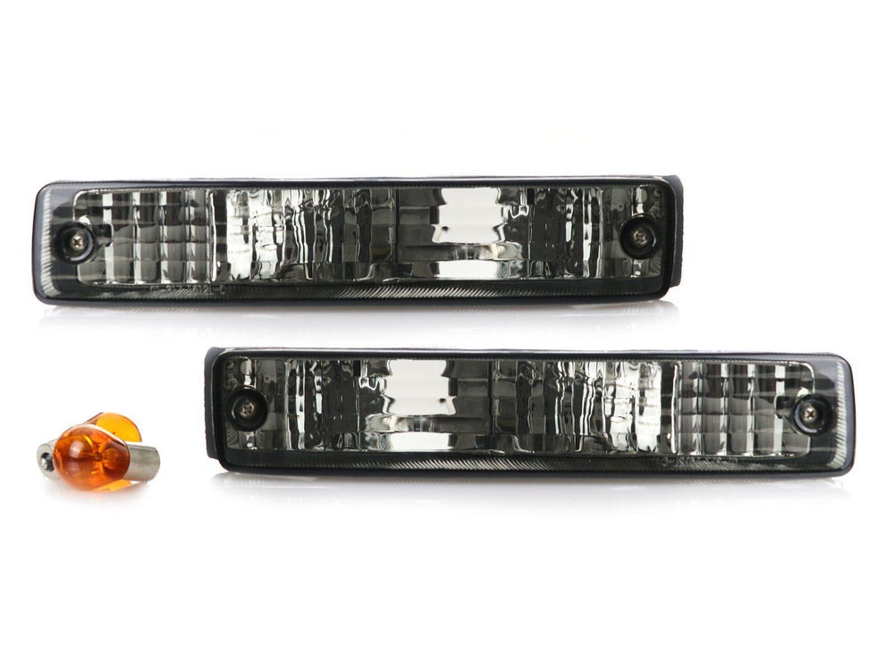 1990-1991 Honda CR-X / CRX Front Clear or Smoke or Amber Bumper Signal Lights - Made by DEPO