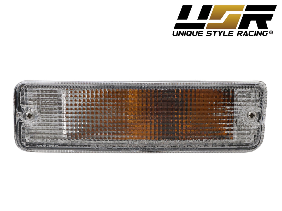 1989-1990 Nissan 240SX S13 / 1990-1992 Stanza Clear Bumper Signal Light - Made by DEPO
