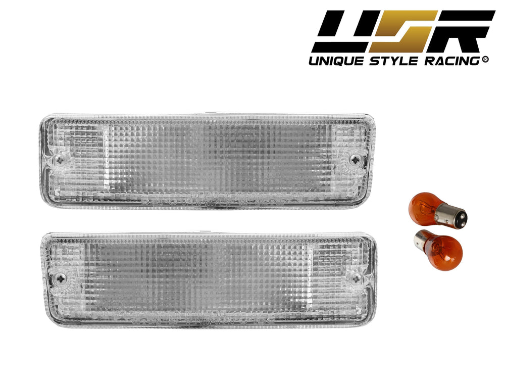 1989-1990 Nissan 240SX S13 / 1990-1992 Stanza Clear Bumper Signal Light - Made by DEPO