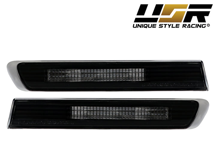 2004-2008 Acura TL Smoke 4 Pieces Switchback LED Side Marker Lights For Base OR Type-S Models