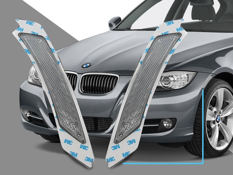 2009-2011 BMW E90/E91 4D/5D OE Frost Clear or Smoke Front Bumper Reflector