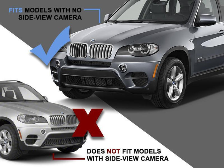 2011-2013 BMW X5 E70 No Side Camera DEPO Clear or Smoke Front Bumper Reflector Light