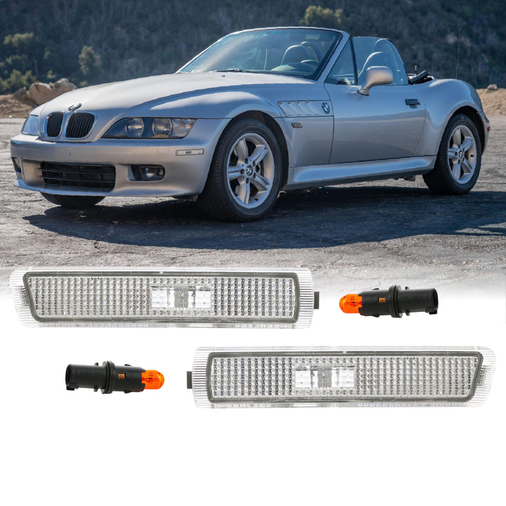 1996-2002 BMW Z3 Roadster / M Roadster / M Coupe Clear or Smoke Bumper Side Marker Light - Made by DEPO