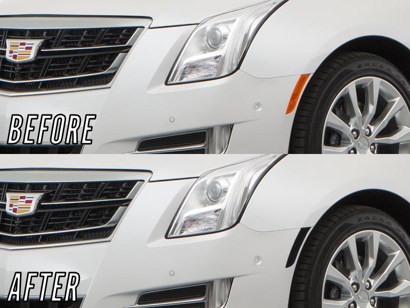 2013-2017 Cadillac XTS Front Smoke Amber LED Bumper Side Marker Lights