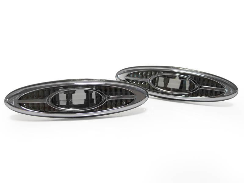 1997-2004 Chevrolet Corvette C5 Crystal Clear or Light Smoke Rear Bumper Side Marker Lights - Made by DEPO