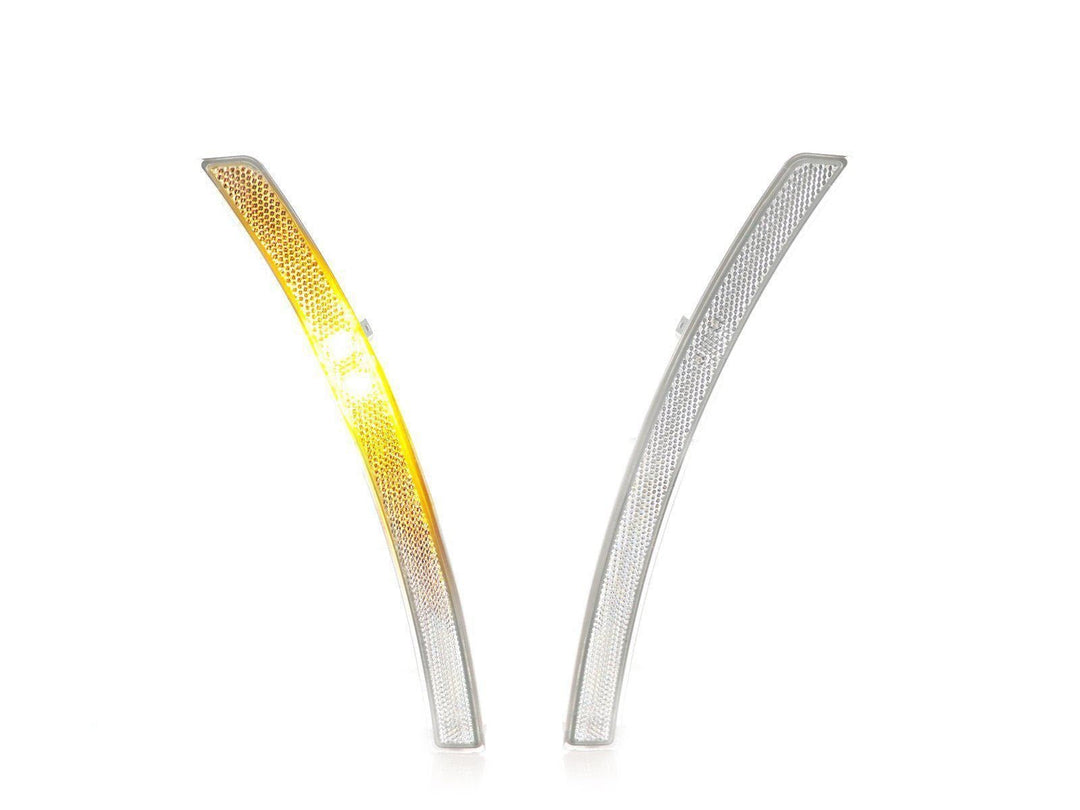 2014-2019 Chevrolet Corvette C7 Clear or Smoke Front LED Bumper Side Marker Light - Made by DEPO