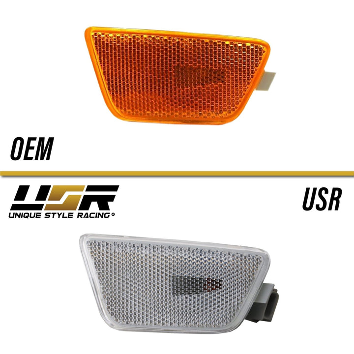 2011-2015 Chevrolet Cruze Clear or Smoke Front Bumper Side Marker Lights - Made By DEPO
