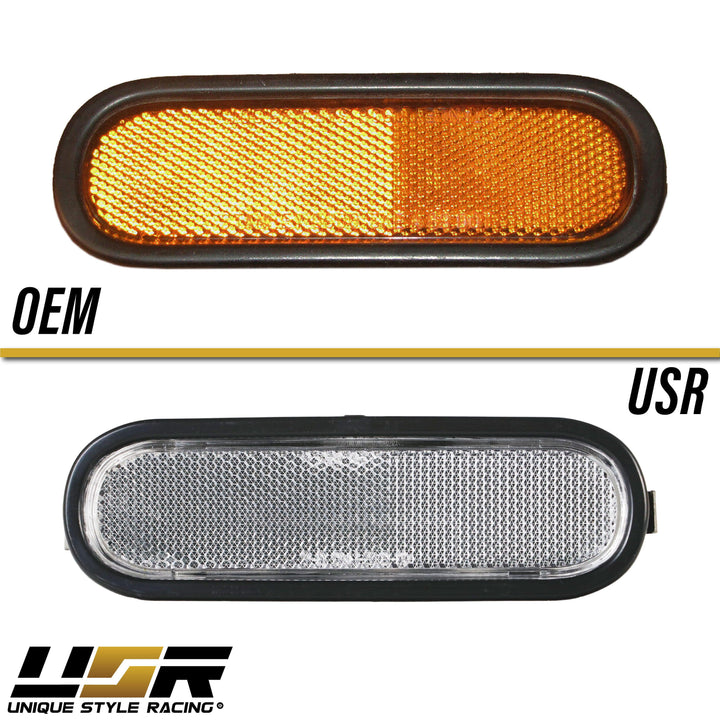 1993-1997 Honda Del Sol Clear or Smoke Front Bumper Side Marker Lights - Made by DEPO