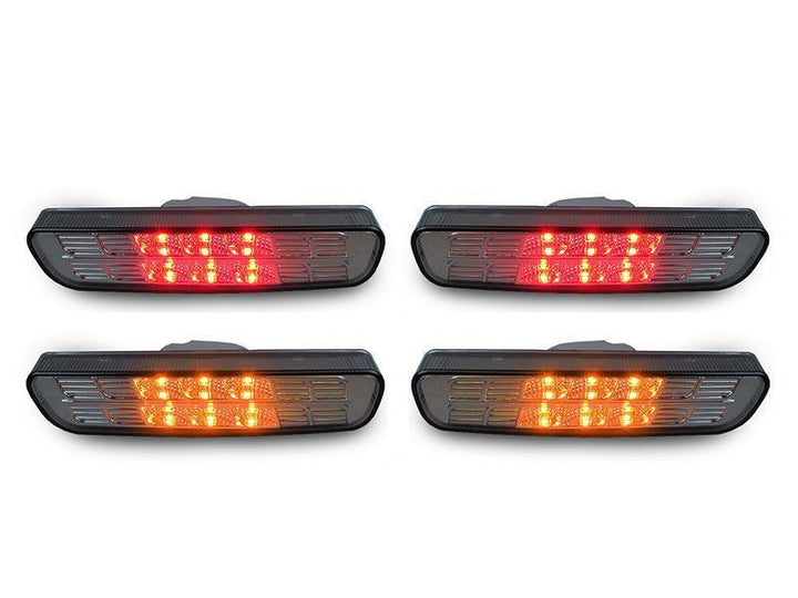 1999-2003 Lexus RX300 Clear or Smoke LED Front + Rear Bumper Side Marker Lights - Made by DEPO