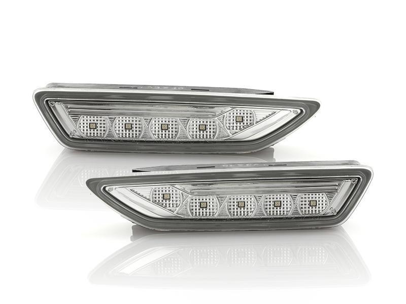 2009-2012 Mercedes SL Class R230 Non-AMG Model LED Clear or Smoke Bumper Side Marker Light