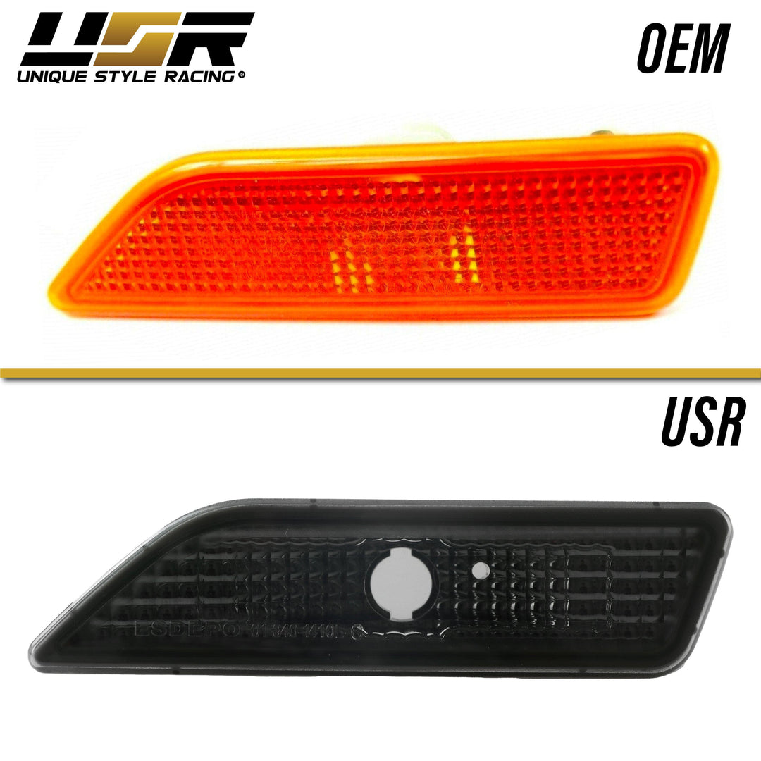 2006-2011 Mercedes CLS Class W219 Crystal Clear or Smoke Front Bumper Side Marker Light - Made by DEPO